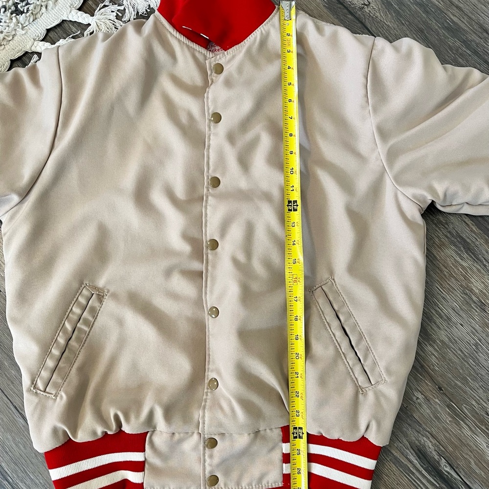Vintage Ripon Jackets Lined Button Down Varsity M… - image 8
